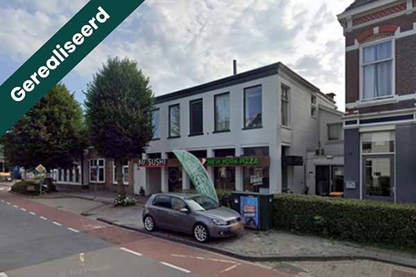 Hypothecaire lening op 2 commerciële ruimtes en een bovenwoning voor de verhuur