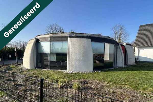 Hypothecaire lening op het eerste 3D geprinte gebouw van Europa (vergaderlocatie) met Zero Footprint