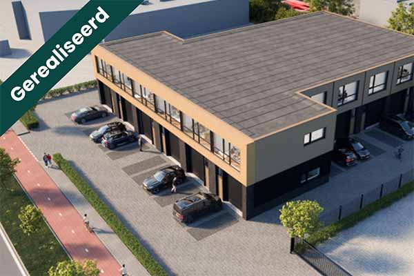 Hypothecaire lening op een nieuw te bouwen bedrijfsunit met 2 eigen parkeerplaatsen