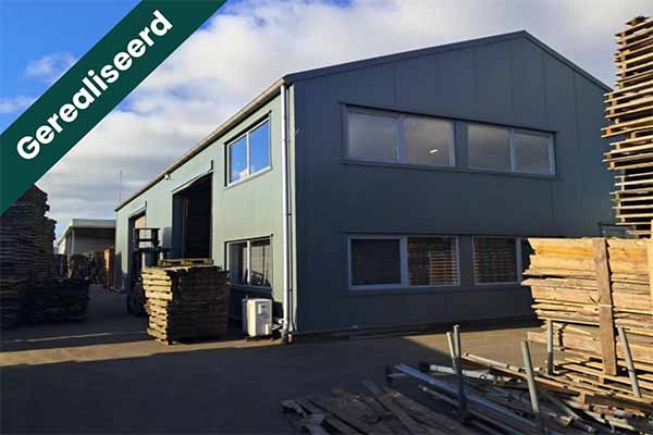 Hypothecaire lening op een bedrijfspand met een buitenterrein van ruim 2.000 m2 bestemd
