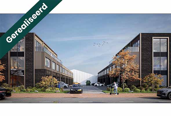 Hypothecaire lening op een nieuw te bouwen bedrijfsunit met twee eigen parkeerplaatsen bestemd voor eigen gebruik
